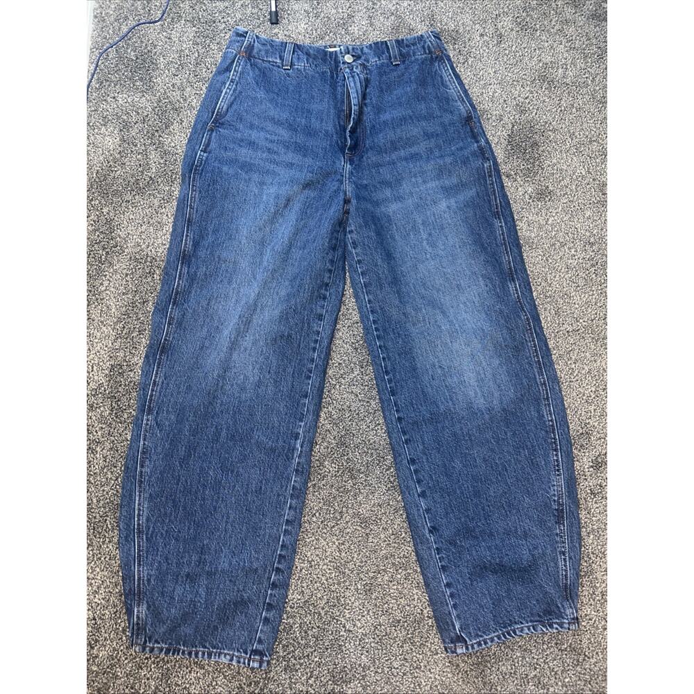 Denim Forum The 90s Lana Hi Rise Baggy Trousers By Aritzia Size 30 Seam Is 29